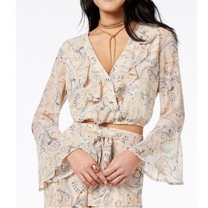 American Rag Juniors' High-Low Skort & Crop Top